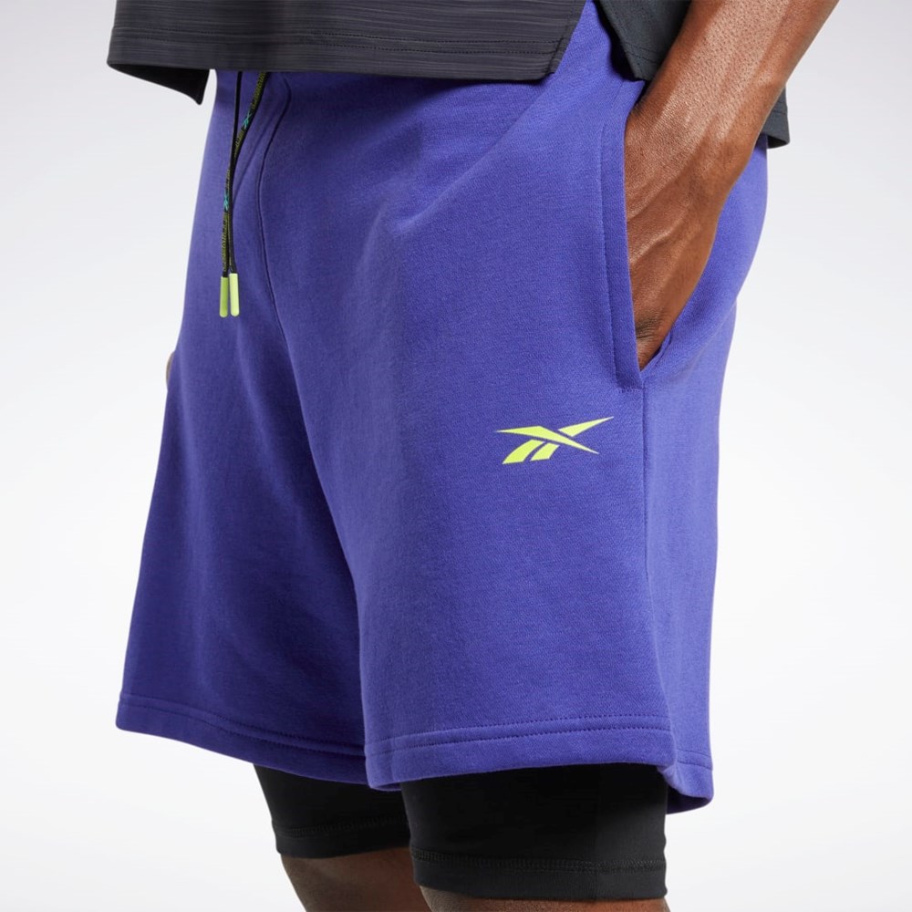 Reebok Les Mills® 2-in-1 Shorts Lila | 4157ACDZY