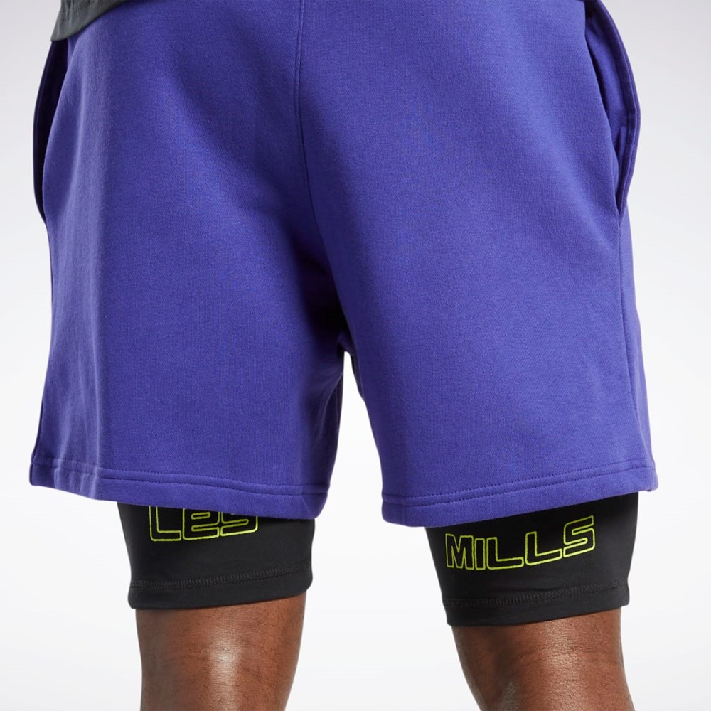 Reebok Les Mills® 2-in-1 Shorts Lila | 4157ACDZY