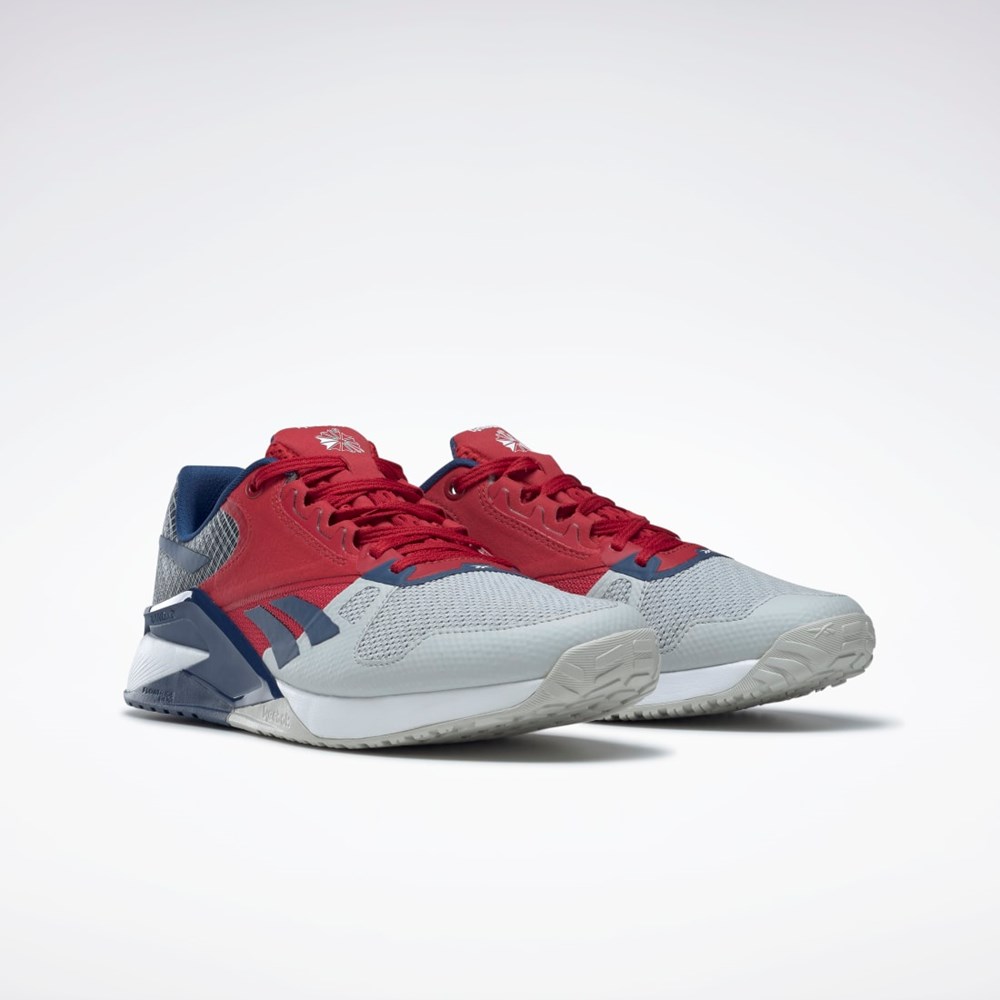 Reebok Nano 6000 Torna Shoes Szürke Piros Kék | 0297ZVXIS