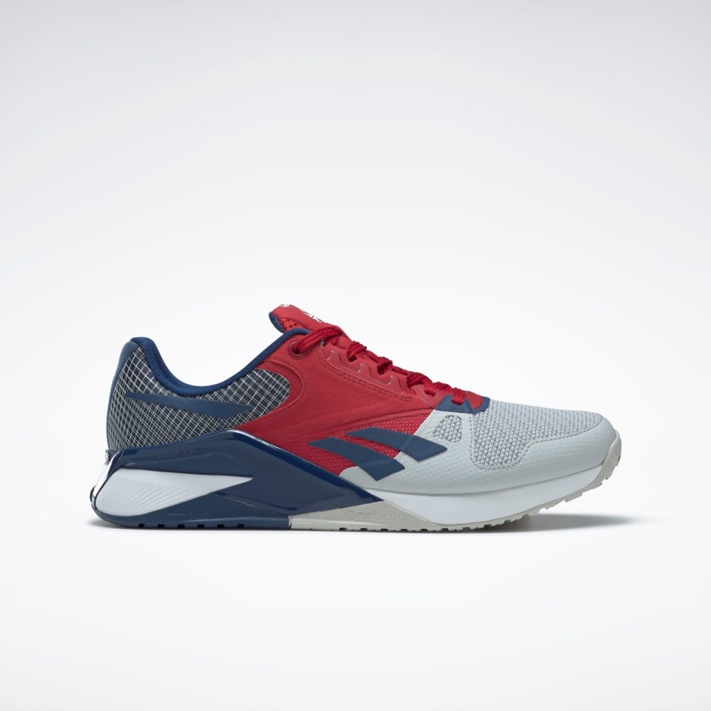 Reebok Nano 6000 Torna Shoes Szürke Piros Kék | 0297ZVXIS