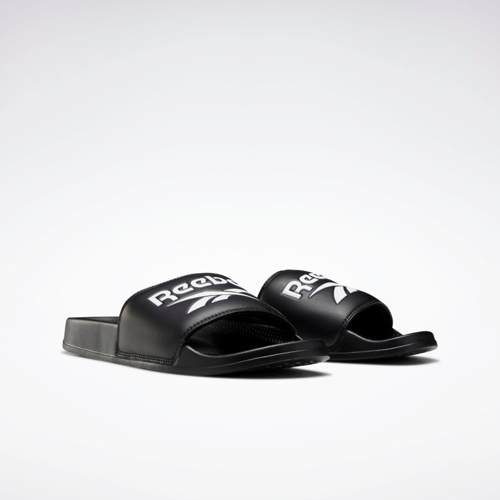 Reebok Reebok Classic Slides Fekete Fehér Fekete | 8361DQNFK