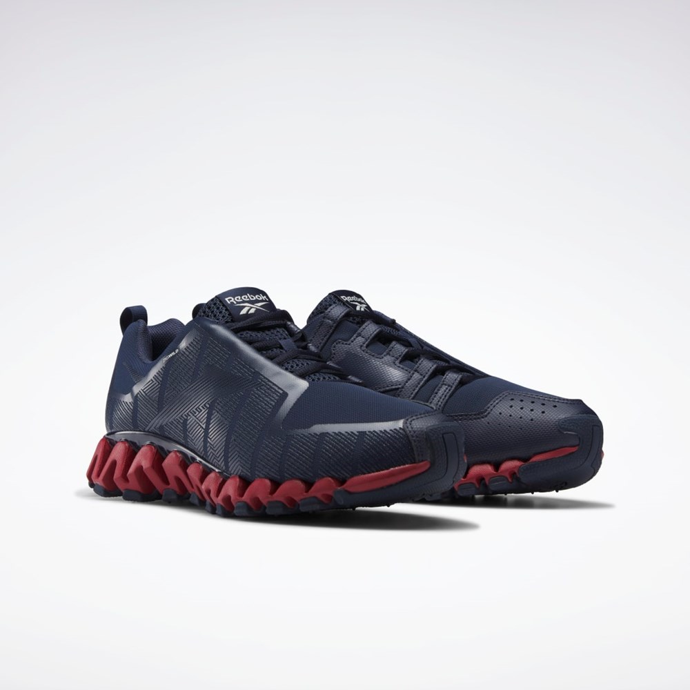 Reebok ZigWild Trail 6 Shoes Sötétkék Piros Szürke | 5098XJDTI