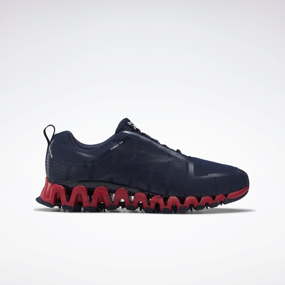 Reebok ZigWild Trail 6 Shoes Sötétkék Piros Szürke | 5098XJDTI
