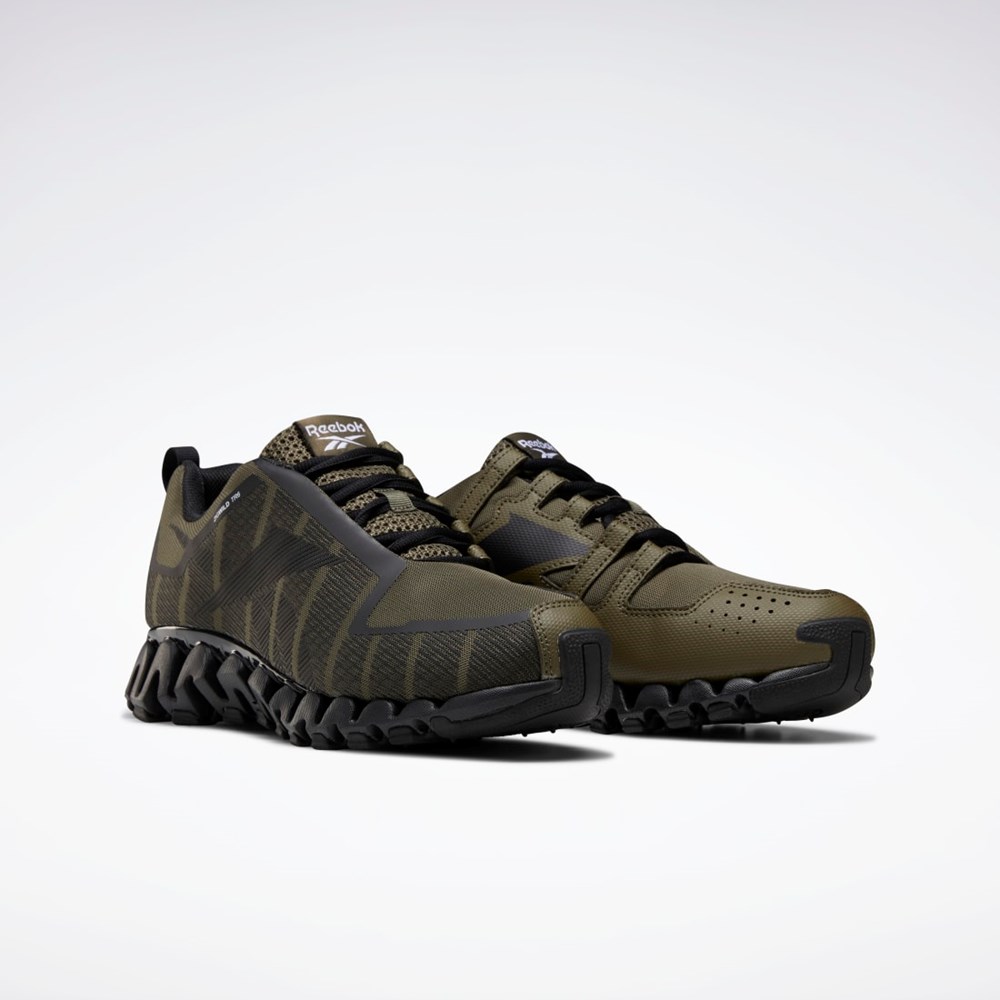 Reebok ZigWild Trail 6 Shoes Zöld Fekete Fehér | 9714WFDKA