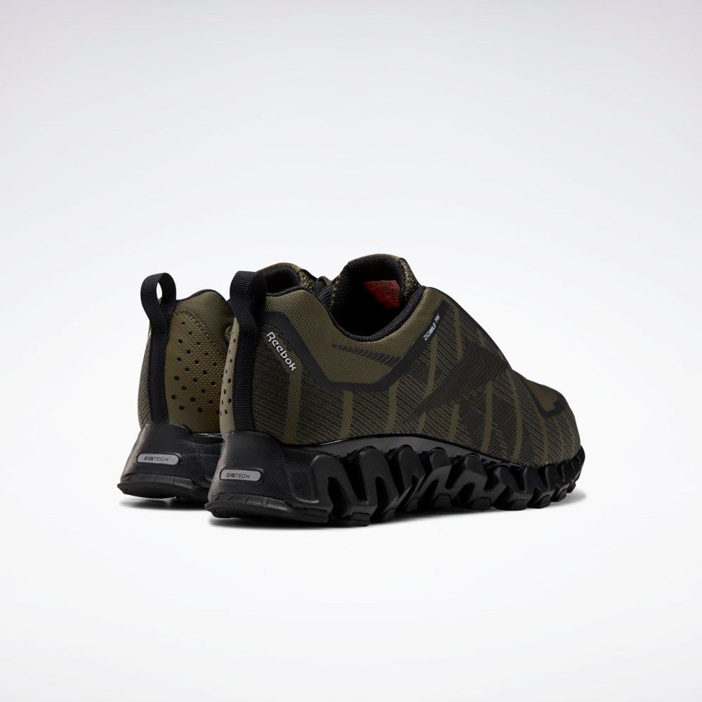 Reebok ZigWild Trail 6 Shoes Zöld Fekete Fehér | 9714WFDKA